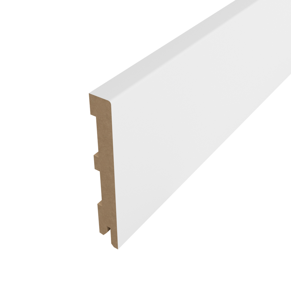 PRÓBKA 20 CM - Listwa przypodłogowa lakierowana PRIME do boazerii angielskiej wysokość 12cm