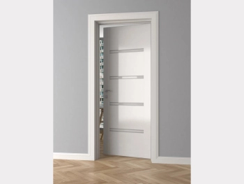 Obramowanie drzwi MD094E białe wym. 240 x 1.2 x 9.4 cm, z PolyForce