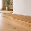 Listwa przypodłogowa drewniana 60x15 mm - dąb europejski lakierowany