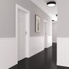Nowoczesna boazeria ścienna MDF lakierowana – styl angielski - zestaw listew z listwą przypodłogową - długość 225 cm / wysokość 95 cm (model Nova Slim)