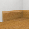 Listwa przypodłogowa drewniana 80x15 mm - dąb europejski lakierowany