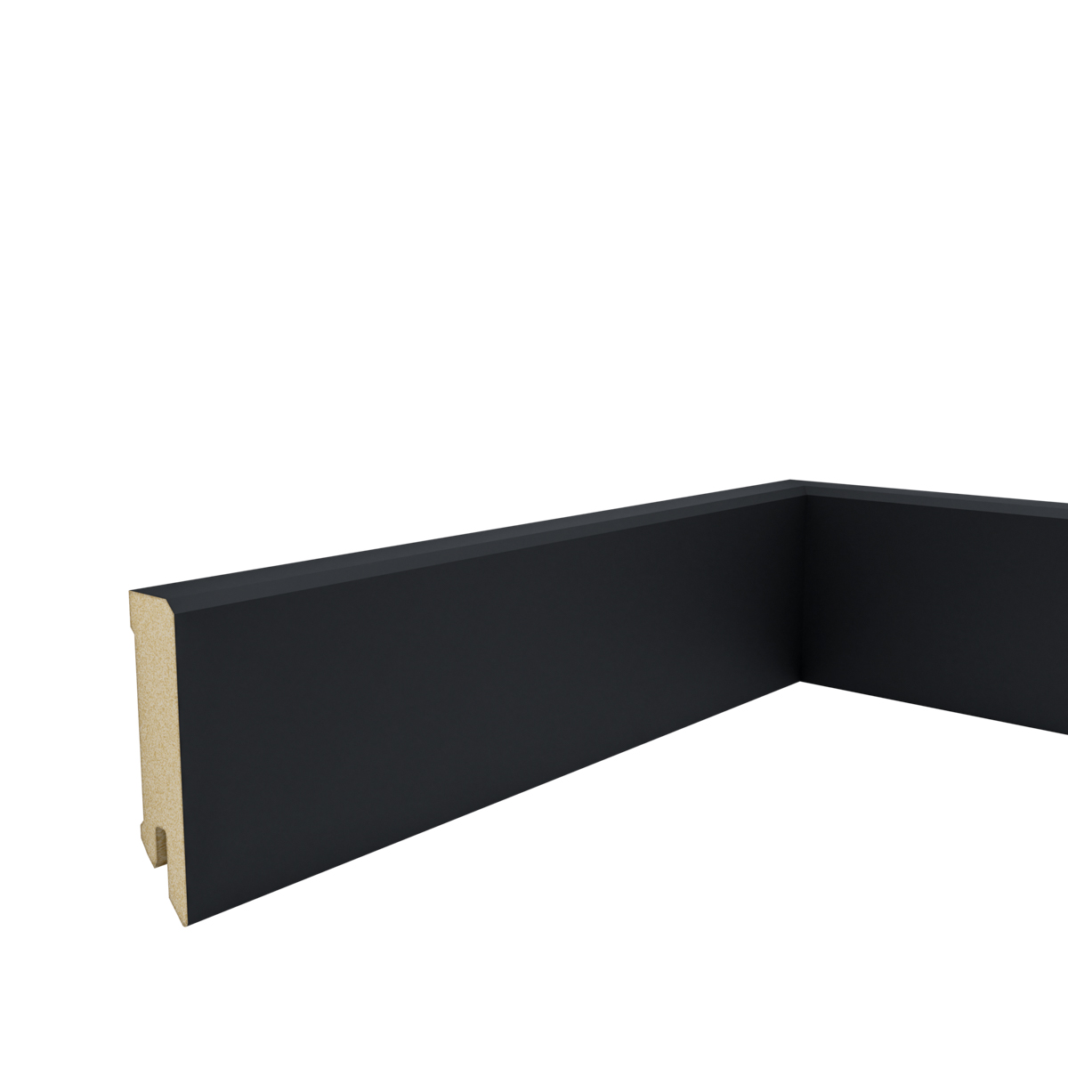 Listwa przypodłogowa MDF Czarna Premium, 60x14 mm, Pedross - ostatnie 14 metrów