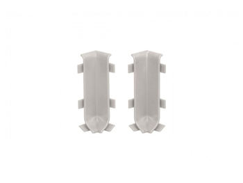 Narożnik wewnętrzny listwy podłogowej Creativa LP59 platynowy EC43S -2szt