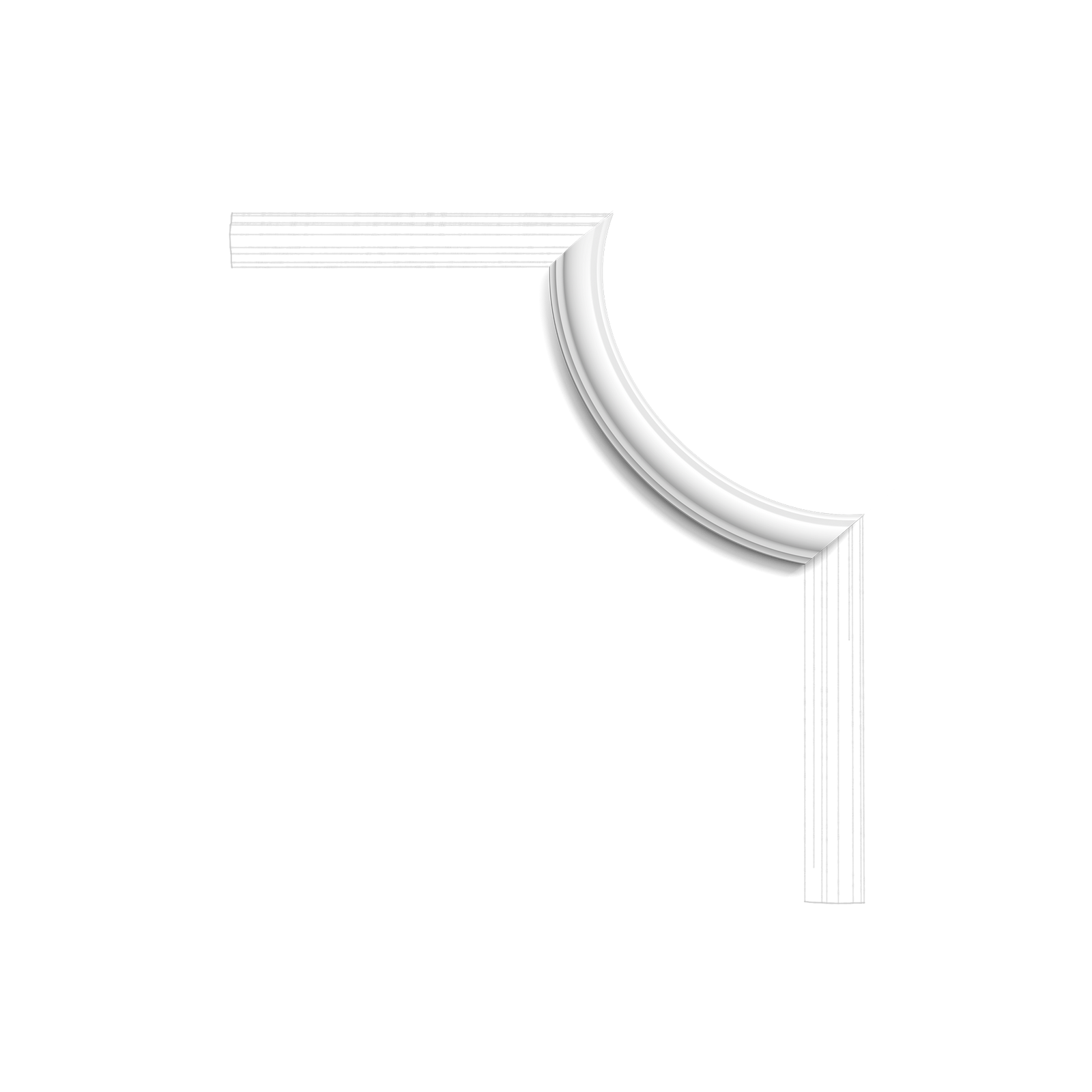 Narożnik listwy ściennej Orac Decor PX103A