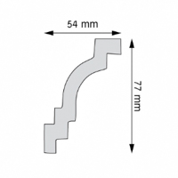 5.4 x 7.7 cm