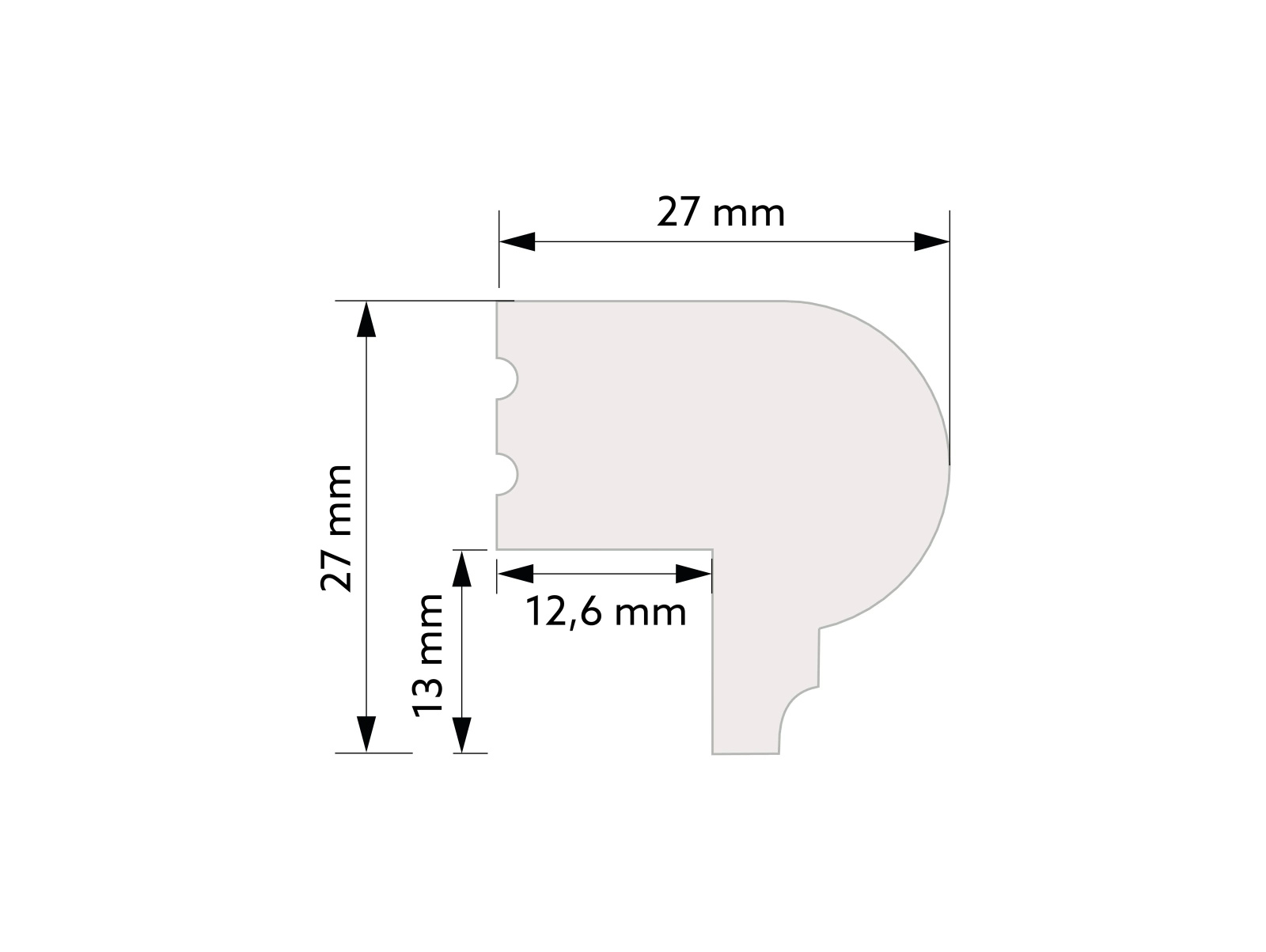 Zwieńczenie boazerii angielskiej TP005 z PolyForce