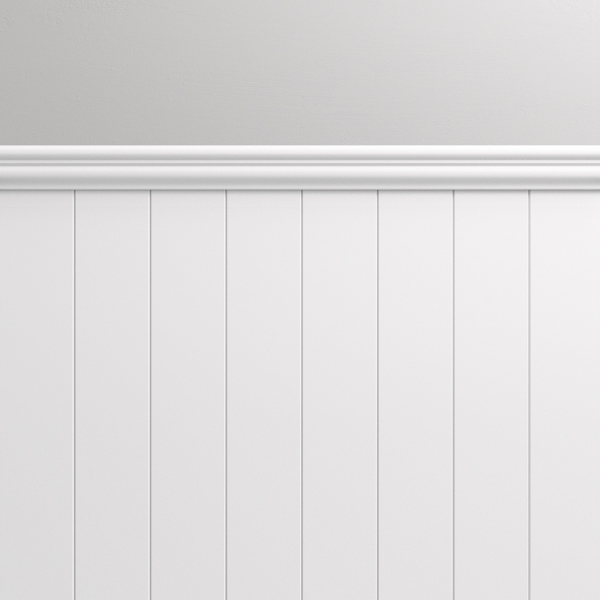 Boazeria angielska MDF lakierowana - zestaw listew na ścianę - długość 225 cm / wysokość 82,6 cm (model Nova)