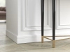 Listwa ścienna MD003 biała wym. 200 x 1 x 2.2 cm, z PolyForce