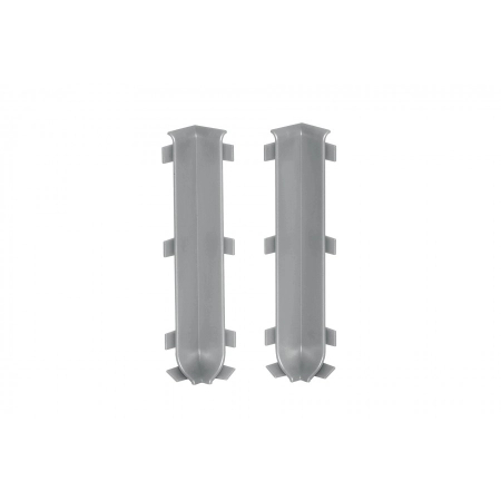 Narożnik wewnętrzny listwy podłogowej Creativa LP100 szary RAL7035 - 2 szt