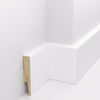 PRÓBKA 20 CM - Listwa przypodłogowa MDF - PRIMA 8cm - Biała Premium