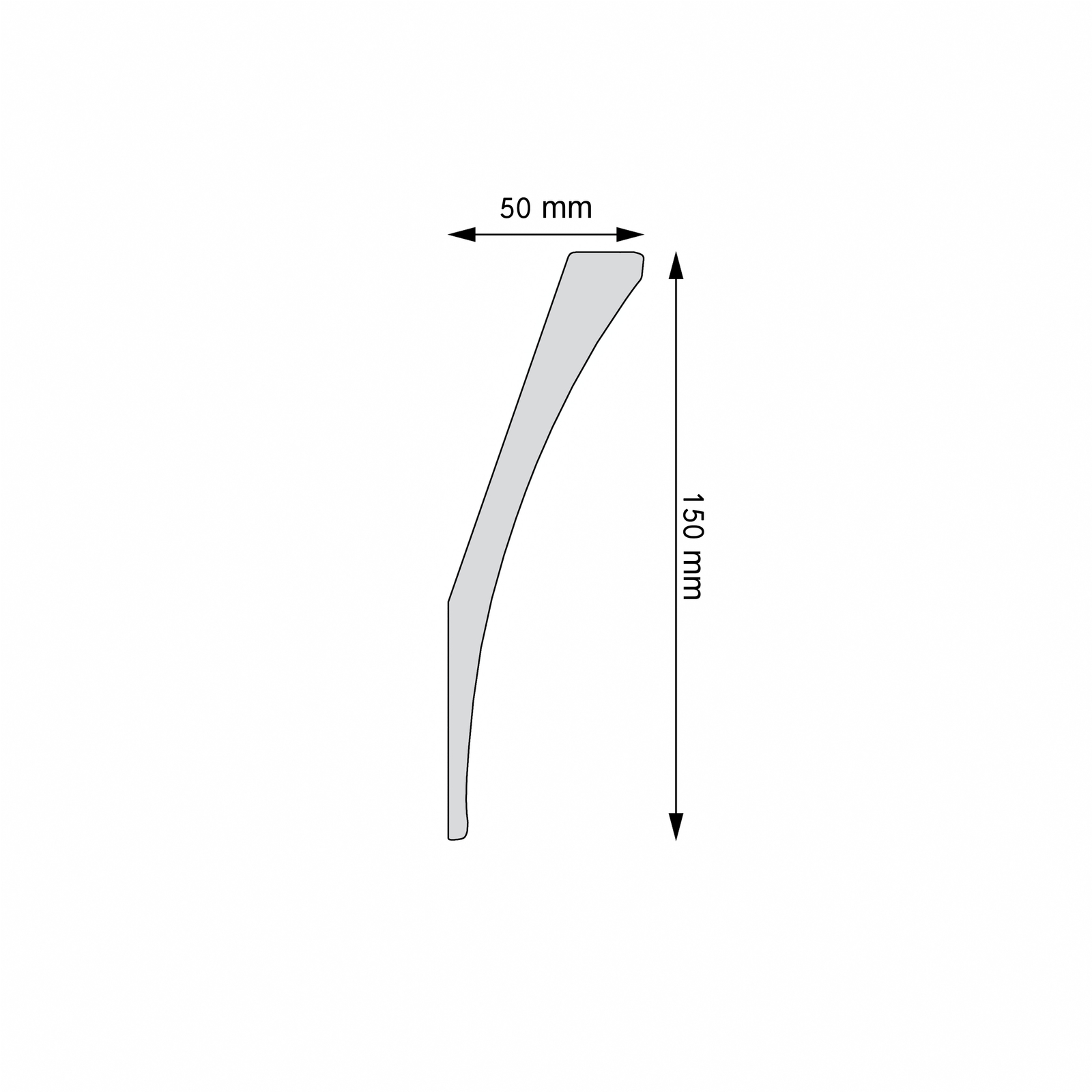 Listwa gzymsowa gładka Creativa LGG-54