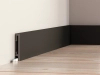 PRÓBKA 20 cm - Listwa przypodłogowa Premium Floor Durofit PF081B czarna 8 cm