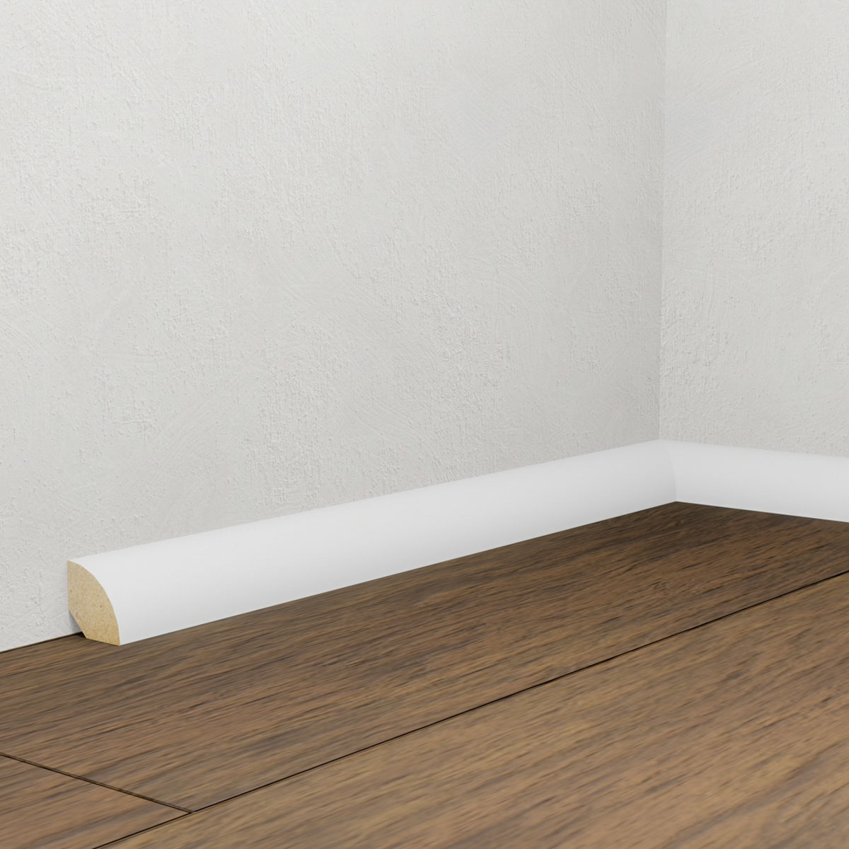 Listwa przypodłogowa MDF Biała Premium, 20x20 mm, Pedross