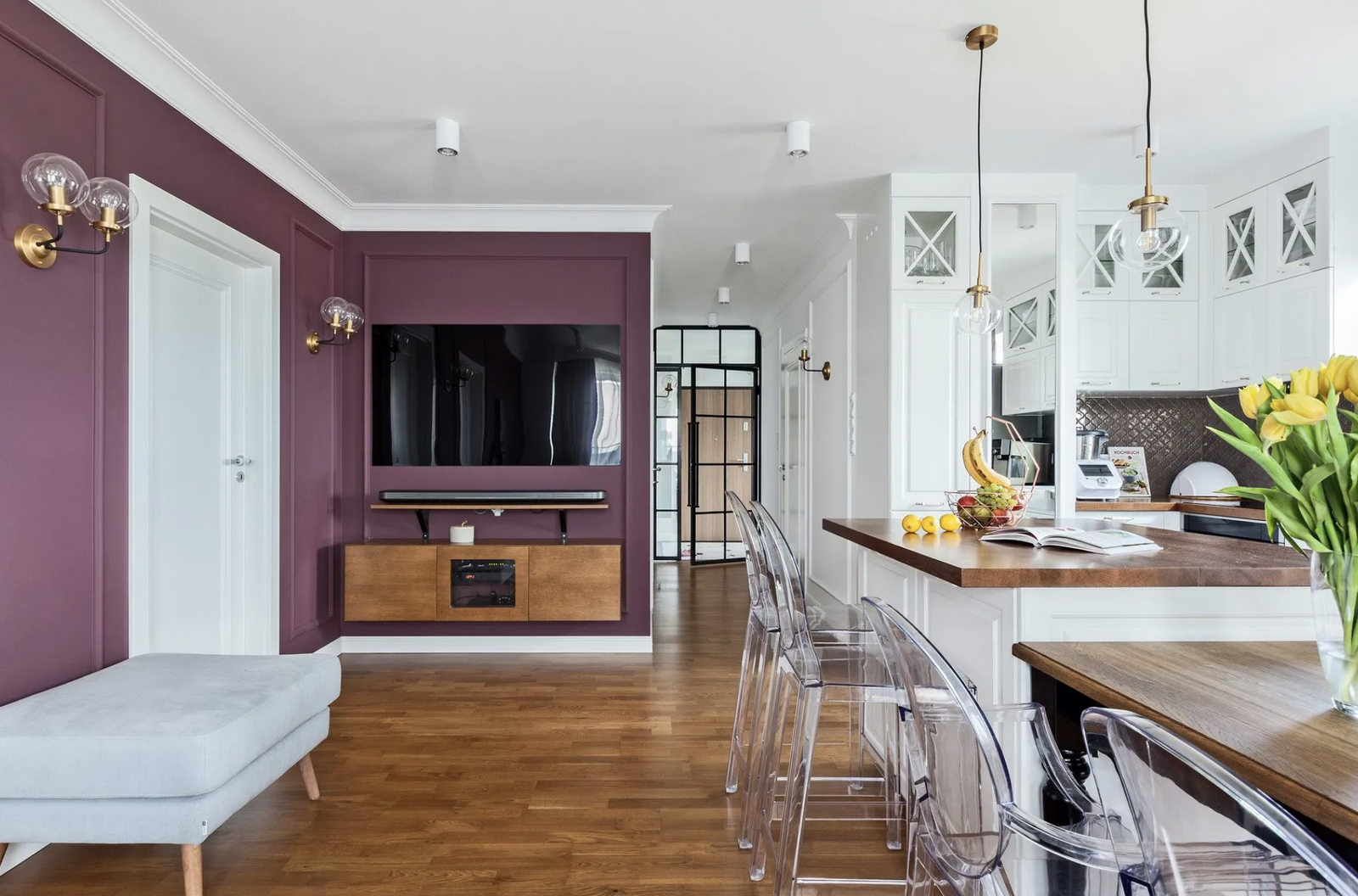 Maskownica karnisza biała MD105H wym. 300 x 12 x 10.8 cm, z PolyForce