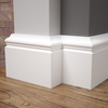 PRÓBKA 20 CM - Listwa przypodłogowa MDF lakierowana biała ROYAL 10cm