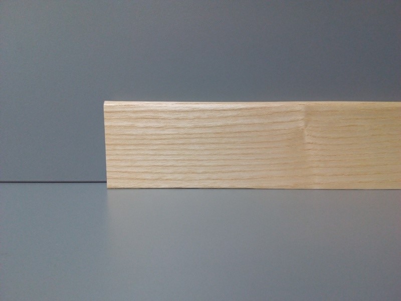Listwa przypodłogowa fornirowana nielakierowana CP58 (240 cm x 5,8 cm x 1,6 cm) jesion select