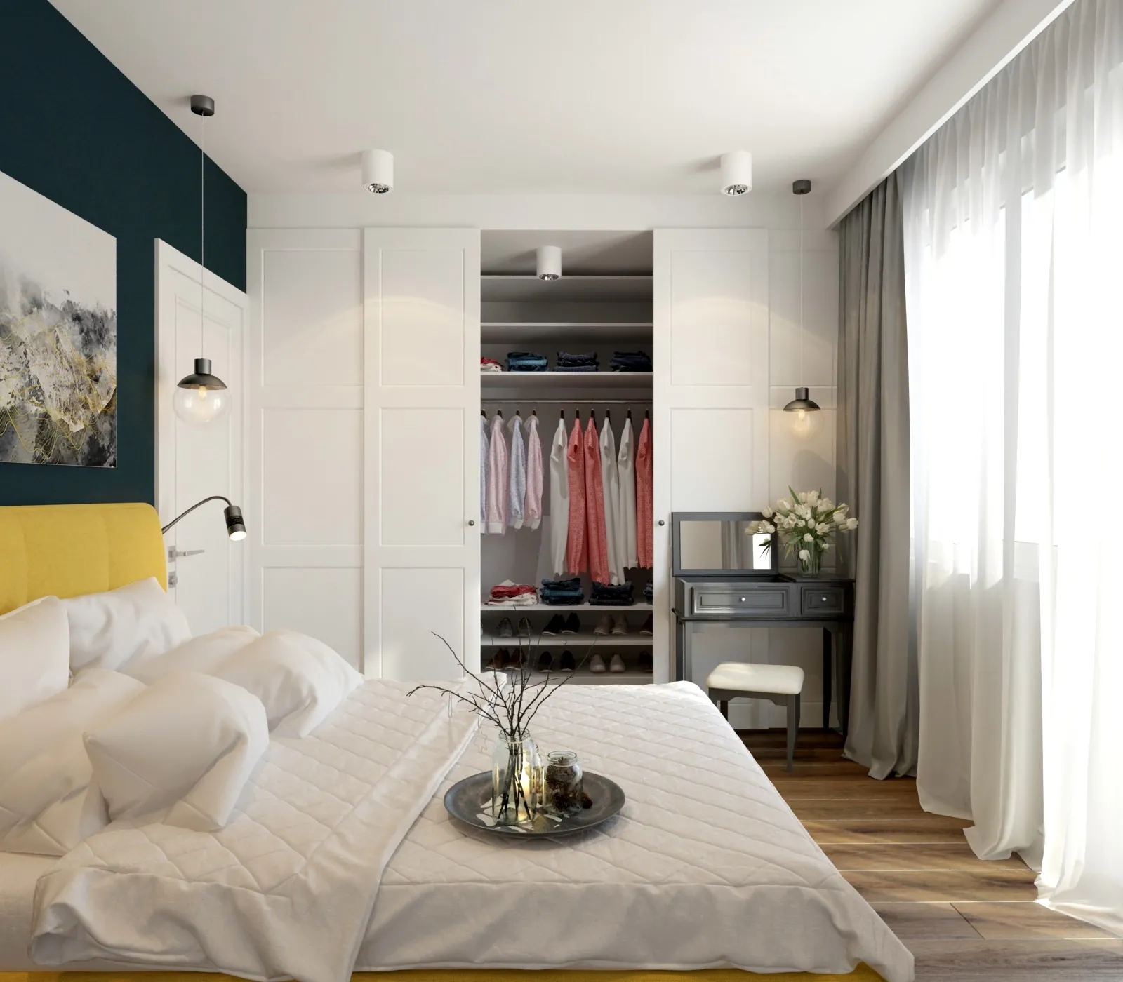 Maskownica karnisza QL036 biała wym. 240 x 4.6 x 14.8 cm, z PolyForce