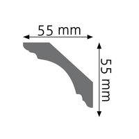5,5 x 5,5 cm