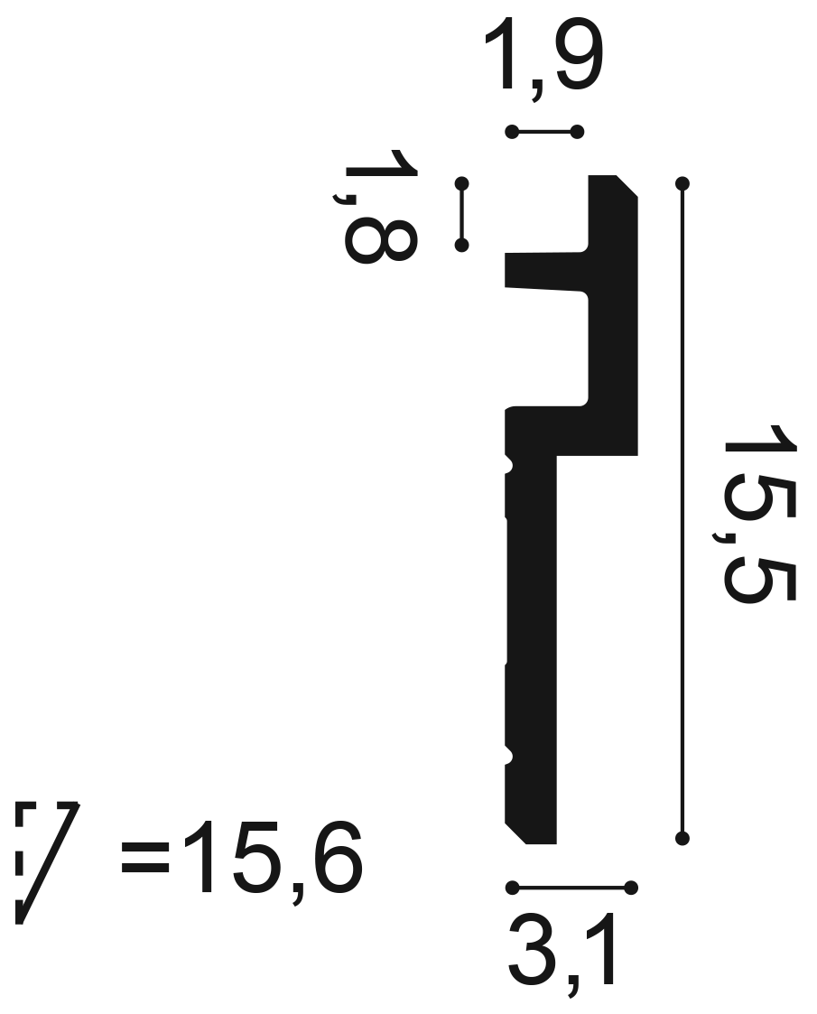 Listwa przysufitowa - Orac Decor C395