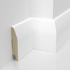 PRÓBKA 20 CM - Listwa przypodłogowa MDF lakierowana biała z wodoodporną powłoką LUNA 8cm