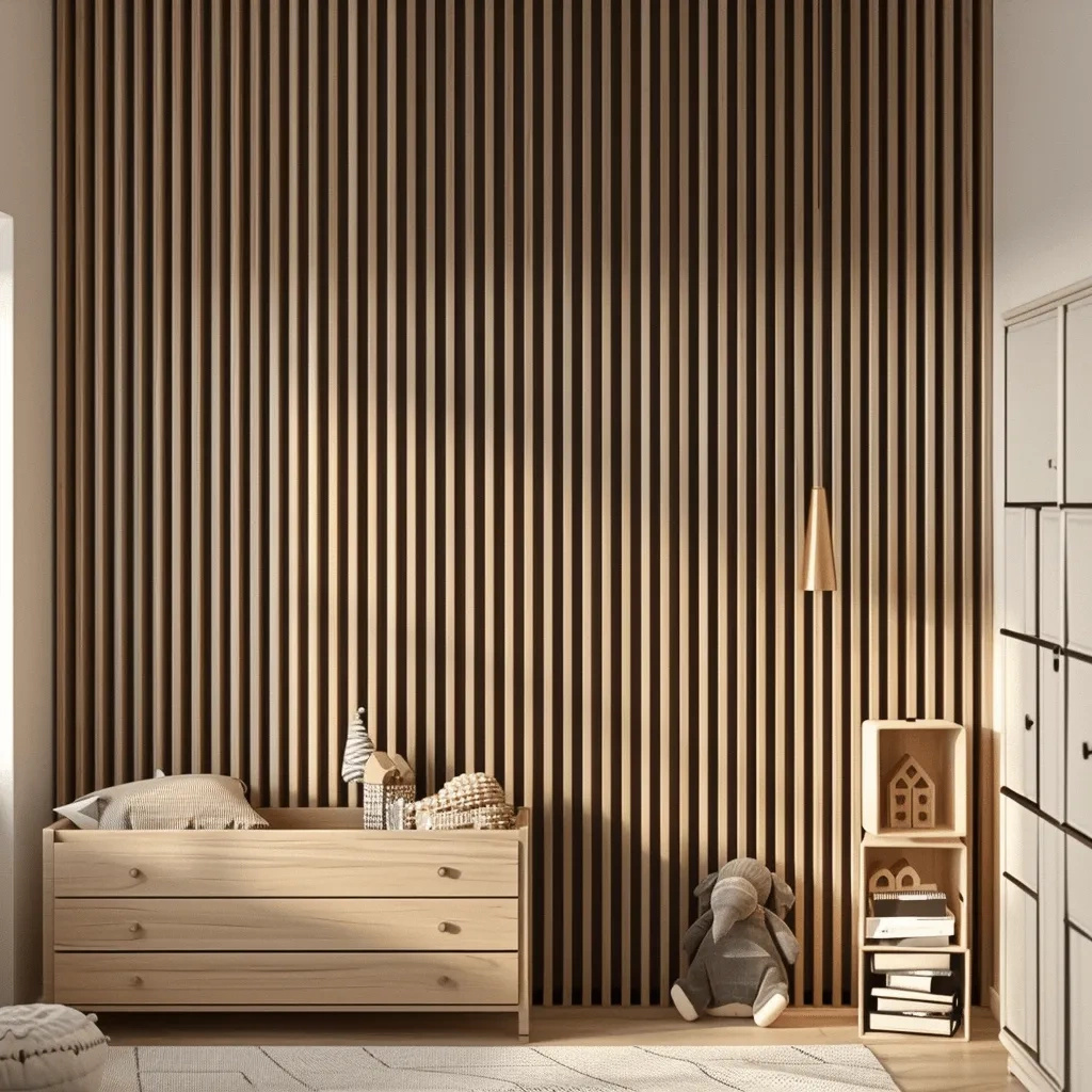 Lamela ścienna Dąb Jasny L0102T kolor jasny dąb wym. 200 x 1.2 x 12 cm, z PolyForce