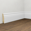 PRÓBKA 20 CM - Listwa przypodłogowa MDF Biała Premium, 70x18 mm, Pedross