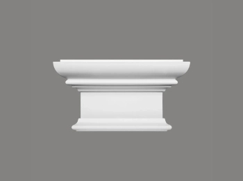 Nasada pilastra D3533 biała wym. 31.7 x 8 x 16.8 cm, z ProFoam