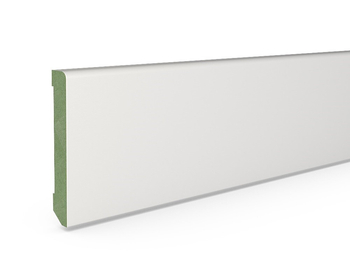 Listwa przypodłogowa MDF PLUS R3 biała półmatowa (244 cm x 10 cm x 1,2 cm) wilgocioodporna