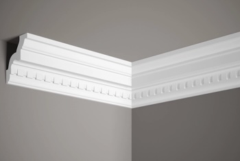 Listwa sufitowa MDA002 biała wym. 200 x 8.8 x 7.9 cm, z ProFoam