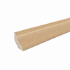 PRÓBKA 20 CM - Ćwierćwałek drewniany wklęsły 26x26 mm - dąb lakierowany
