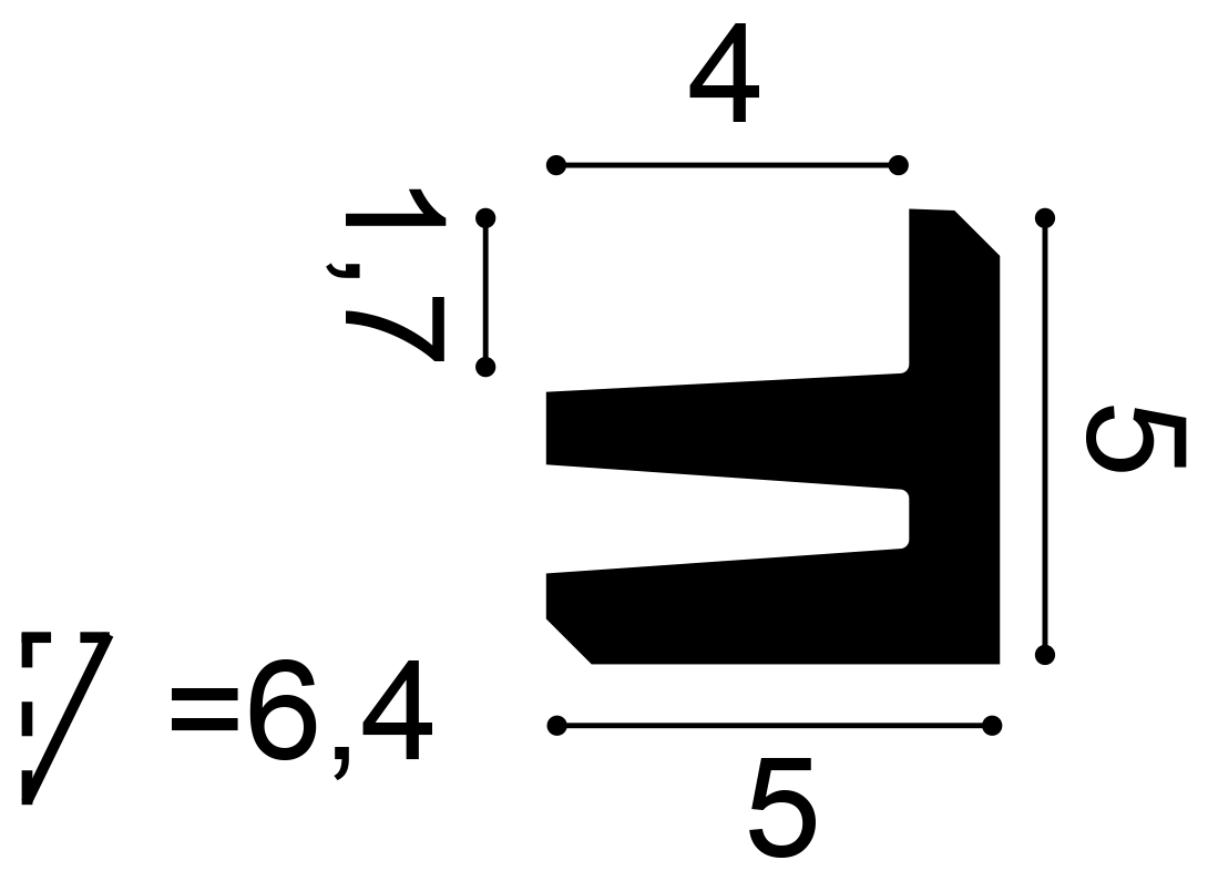 Listwa oświetleniowa sufitowa - Orac Decor C380