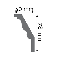 7.8 x 4 cm