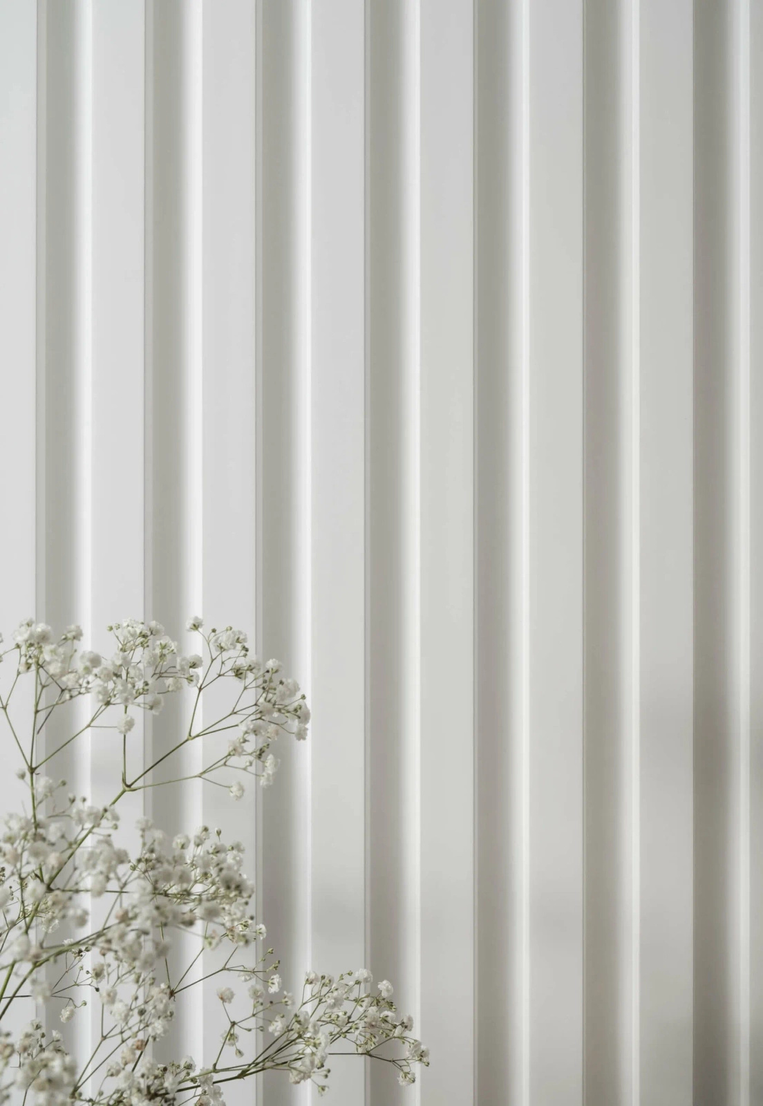 Lamela ścienna L0301T biała wym. 200 x 2 x 11.5 cm, z PolyForce