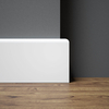 PRÓBKA 20 CM - Listwa przypodłogowa MDF lakierowana biała FOGE - LB1 8cm