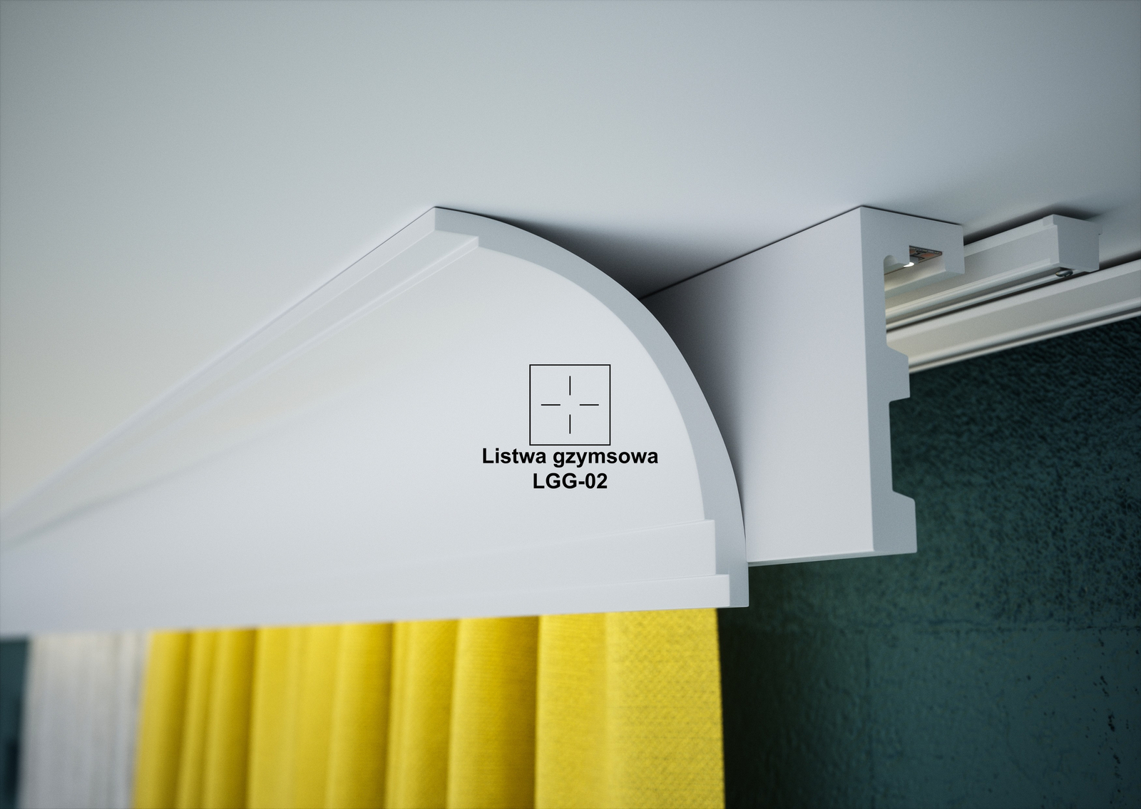 Listwa gzymsowa gładka Creativa LGG-02