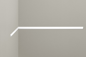 Listwa ścienna Creativa LPC-03, biała, wym. 2.2 x 1 x 244cm