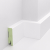 Listwa przypodłogowa lakierowana biała, MDF wilgocioodporny, DUO 6cm