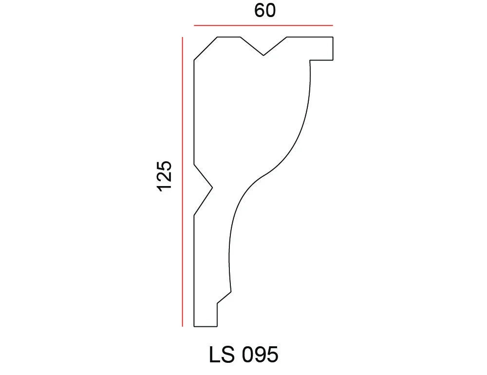 Listwa przysufitowa Rhinst LS 095