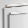 PRÓBKA 20 CM - Listwa wieńcząca do boazerii ściennej MDF - PLANO - Biała Premium