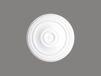 Rozeta sufitowa B3025 biała o wysokości 4 cm, z ProFoam