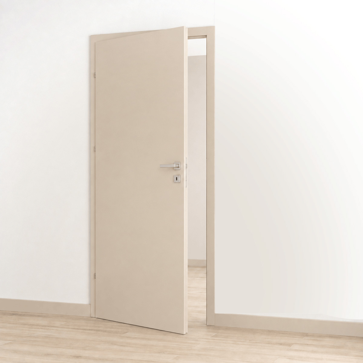 Listwa przypodłogowa MDF FOGE LB1 - 80 kaszmir półmat, lakierowana