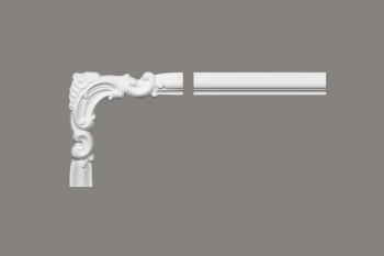 Narożnik MDD332-11 biały wym. 21 x 21 x 4.1 cm, z ProFoam