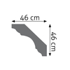 Listwa gzymsowa gładka Creativa LGG-07