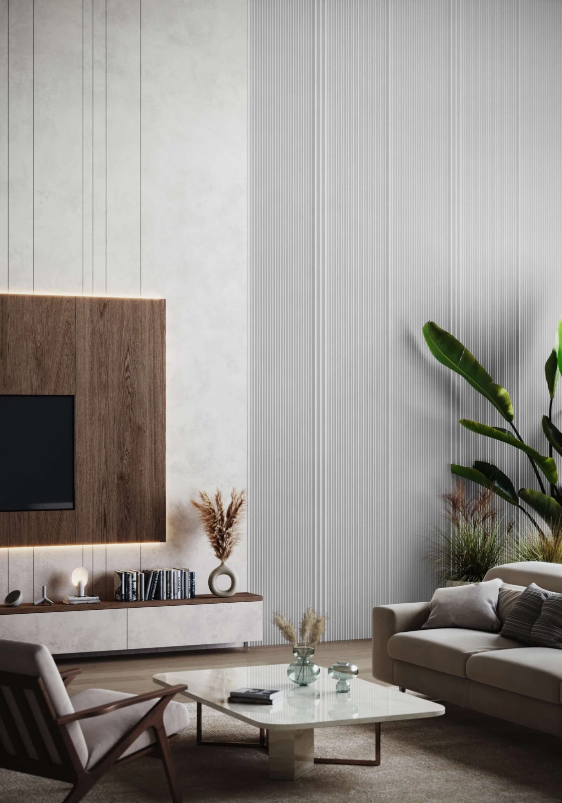 Panel lamelowy WP003A biały wym. 270 x 4.5 x 2.5 cm, z PolyForce