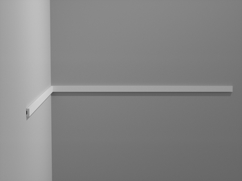 Listwa ścienna gładka Creativa LPC-56, biała, wym. 1.5 x 0.5 x 244 cm
