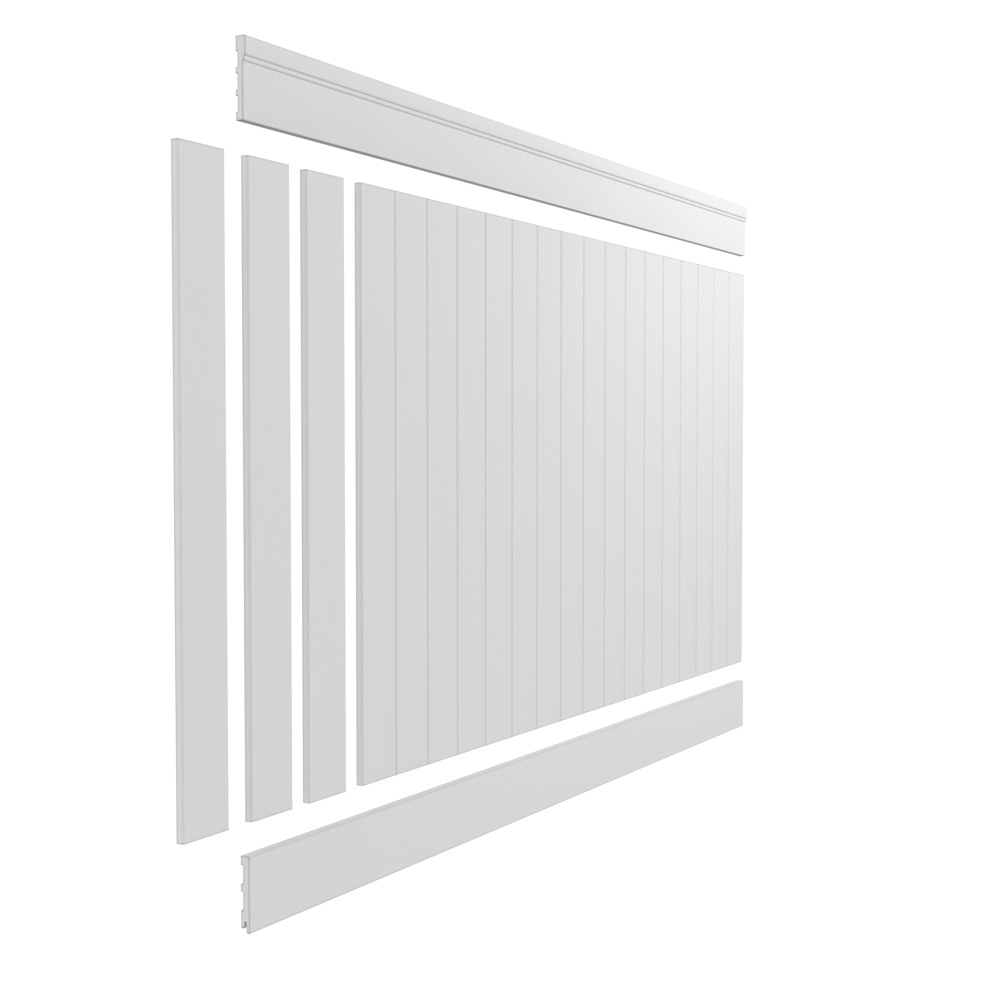 Lakierowana boazeria angielska PRIME-2, zestaw listew boazeryjnych MDF - wymiary 200 x 127 cm