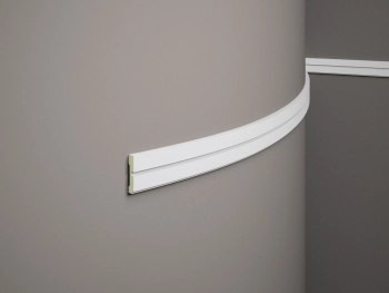 Listwa ścenna elastyczna MDD414F biała wym. 200 x 1.1 x 5.1 cm, z Flex