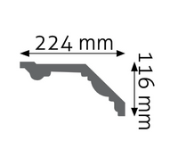 11.6 x 22.4 cm