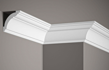 Listwa przysufitowa Mardom Decor MD367 biała wym. 200 x 7 x 7.2 cm, z PolyForce