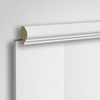 PRÓBKA 20 CM - Listwa wieńcząca do boazerii ściennej MDF - LUMO - Biala Premium